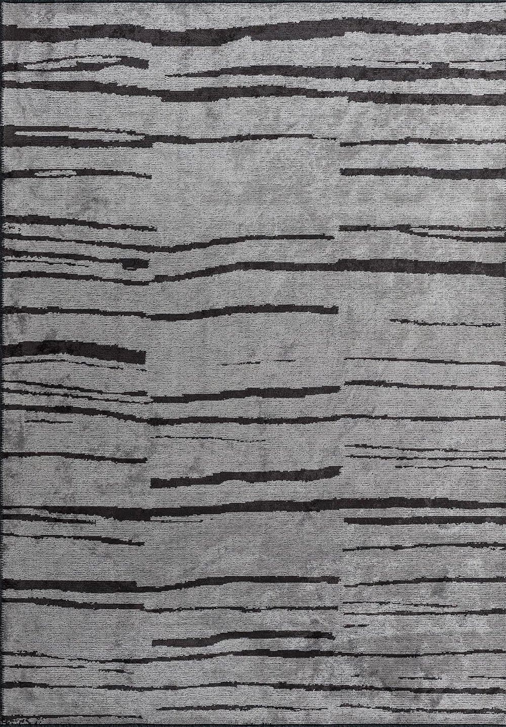 Flow Charcoal - Grey Rug image