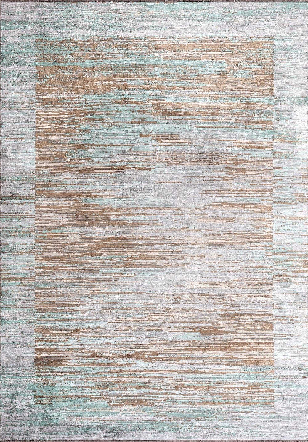 Twilight Mink - River Green - Bone Rug image